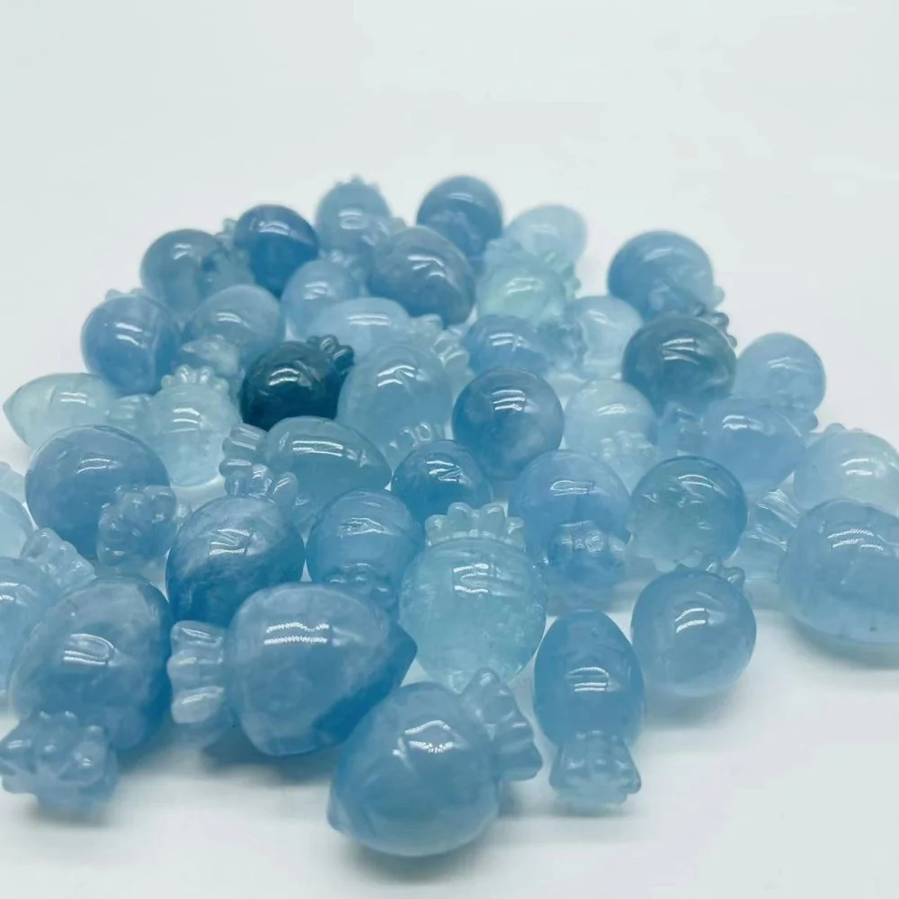 40 Pieces High Quality Aquamarine Carrot - Image 8