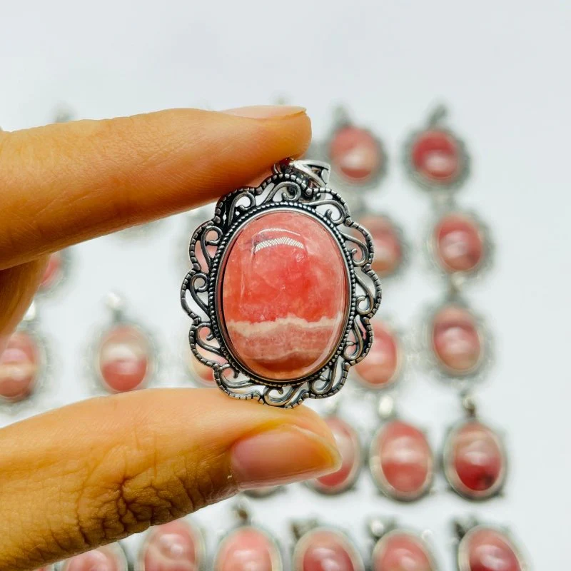 32 Pieces Rhodochrosite (Argentina) Pendant Charm - Image 3