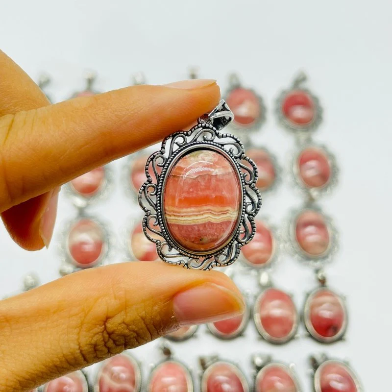 32 Pieces Rhodochrosite (Argentina) Pendant Charm - Image 4