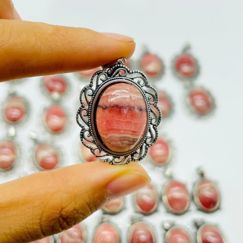 32 Pieces Rhodochrosite (Argentina) Pendant Charm - Image 5