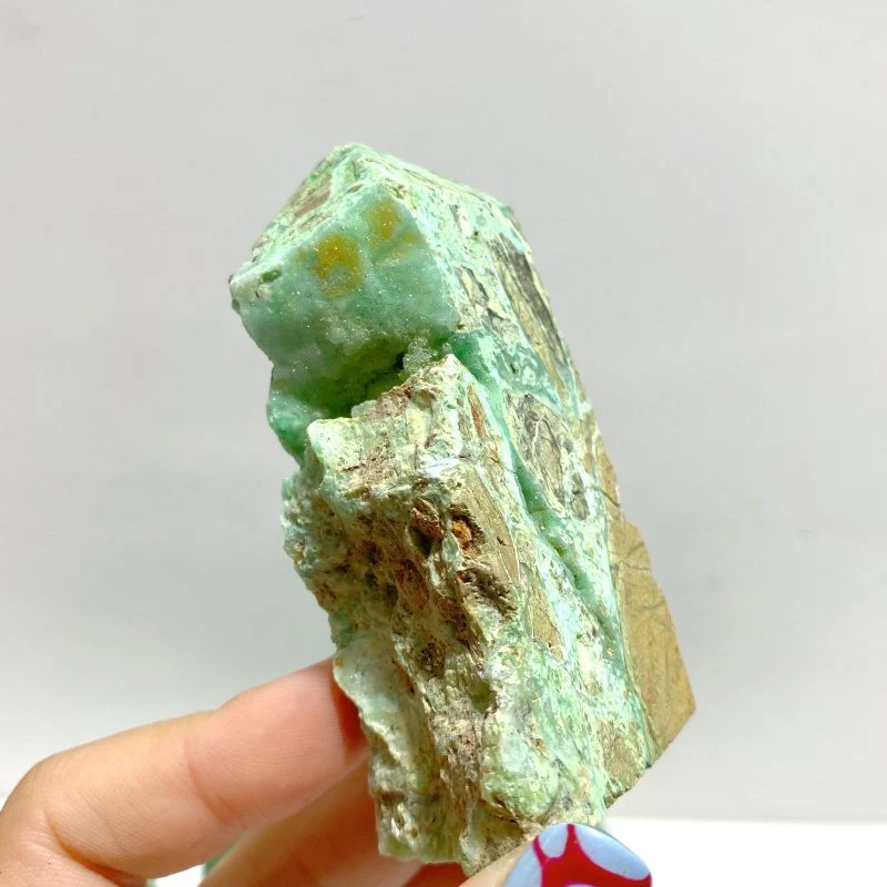 44 Pieces Indonesia Turquoise Druzy Geode Tower Point - Image 5