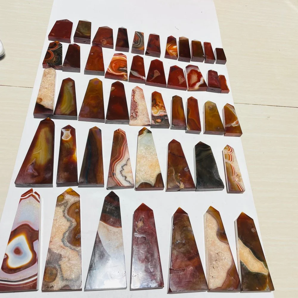 46 Pieces Carnelian Tower Points - Image 6