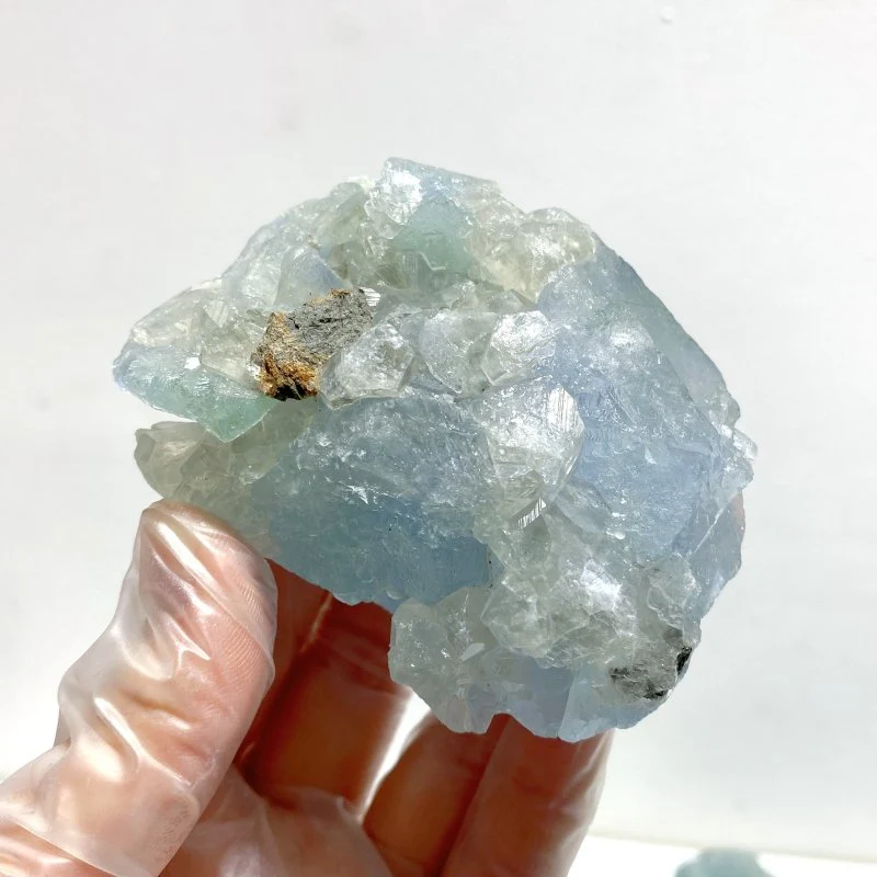 22 Pieces Blue Fluorite Mixed Calcite Raw Stone Specimen For Collection - Image 6