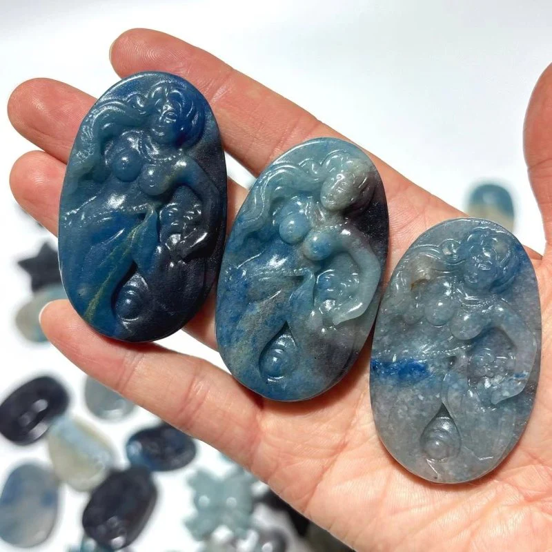 48 Pieces Trolleite Stone Mixed Animals Carving - Image 12