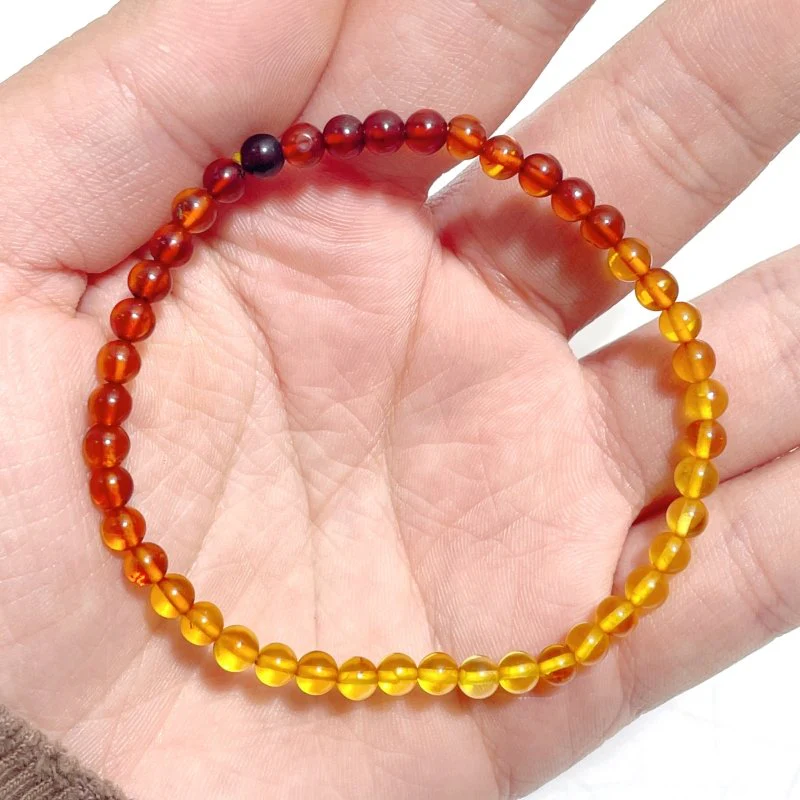 4mm Mini Beads Amber Bracelets Wholesale - Image 4
