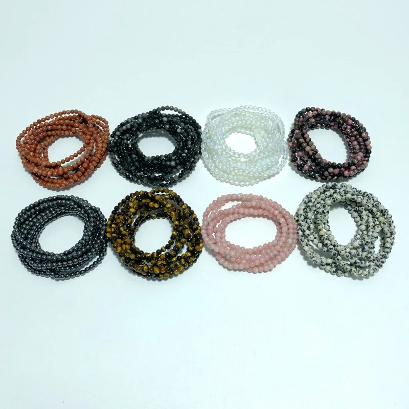 4MM Mini Beads Bracelet Wholesale Opalite Hematite Tiger Eye - Image 10