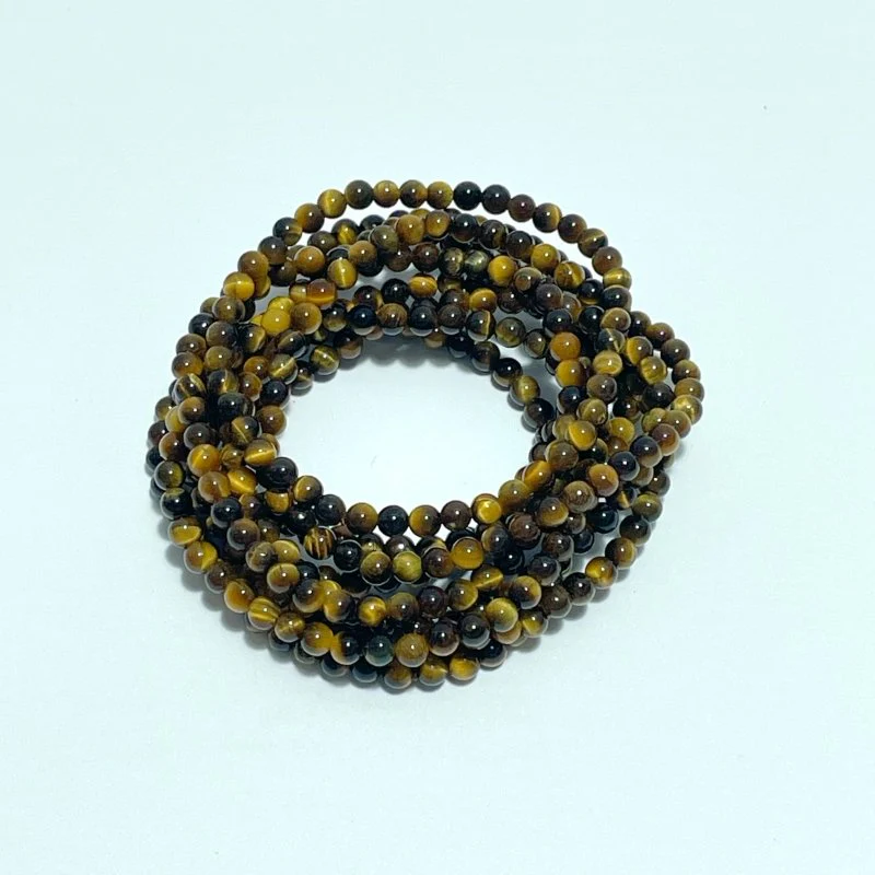 4MM Mini Beads Bracelet Wholesale Opalite Hematite Tiger Eye - Image 8