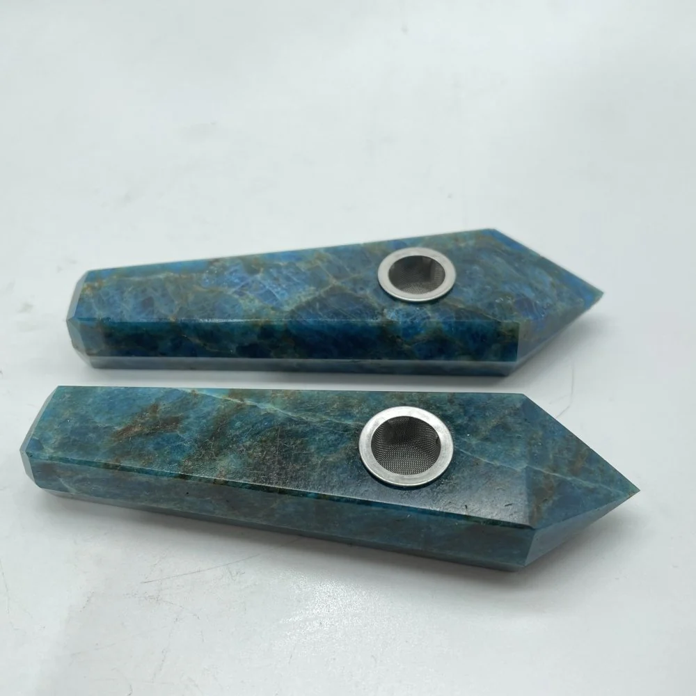 4Types Crystal Pipes Sodalite Apatite Wholesale - Image 6