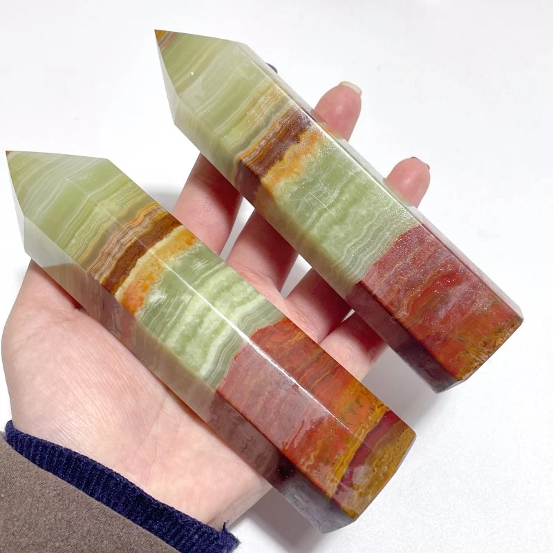 5.5-8In Large Afghanistan Jade Tower Point Wholesale - Image 3