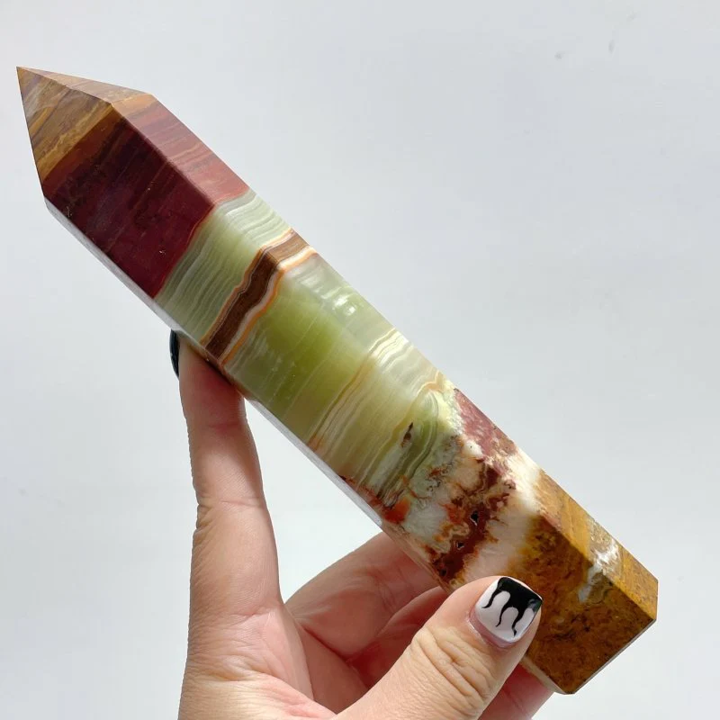 5.5-8In Large Afghanistan Jade Tower Point Wholesale - Image 5