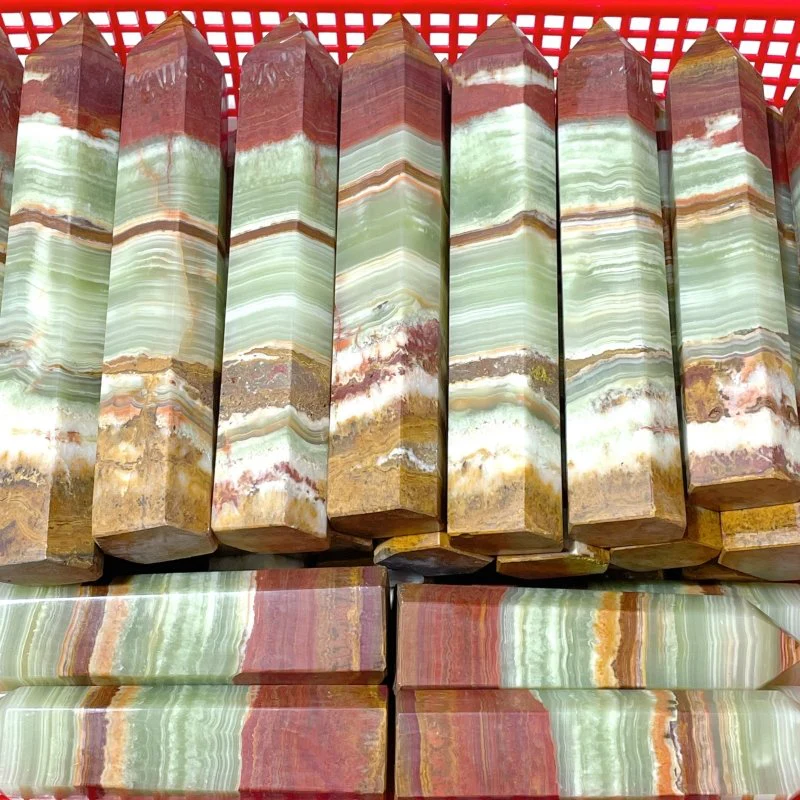 5.5-8In Large Afghanistan Jade Tower Point Wholesale - Image 7