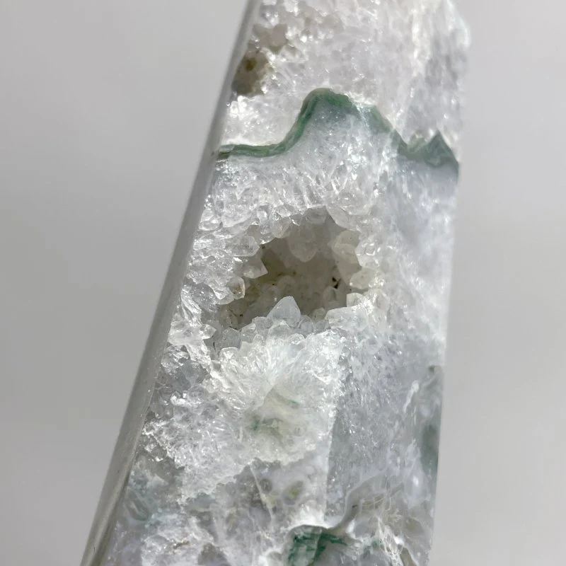 10 Pieces Geode Moss Agate Tower Points 25cm - Image 7