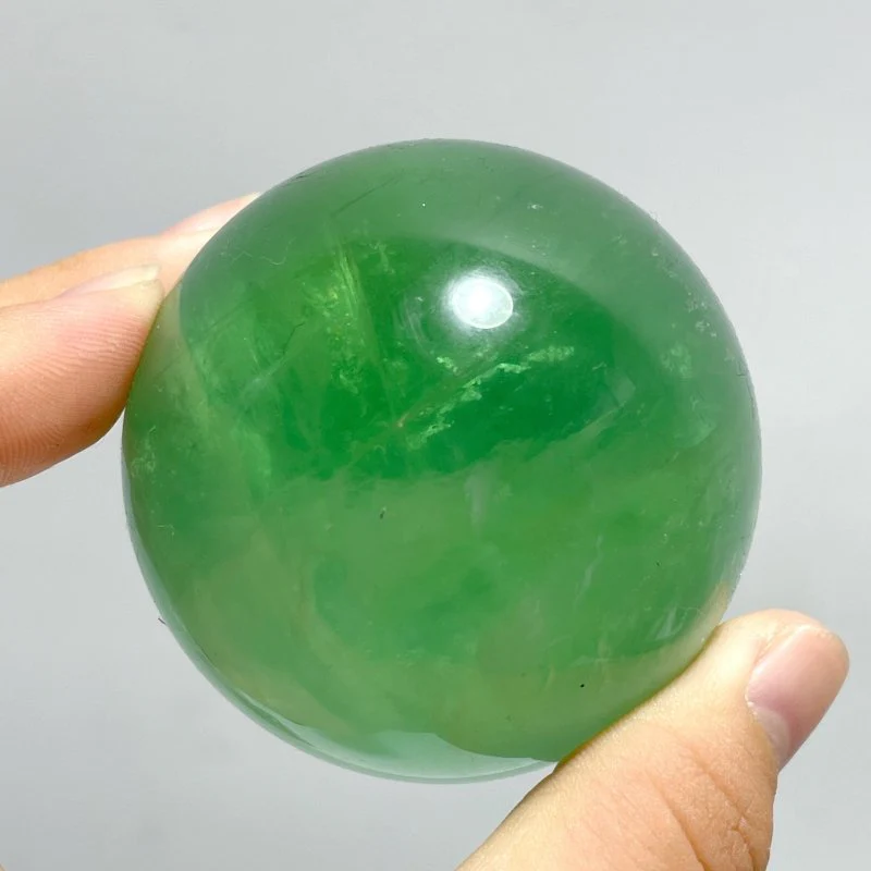 5-6.5CM Green Fluorite Sphere Wholesale - Image 3