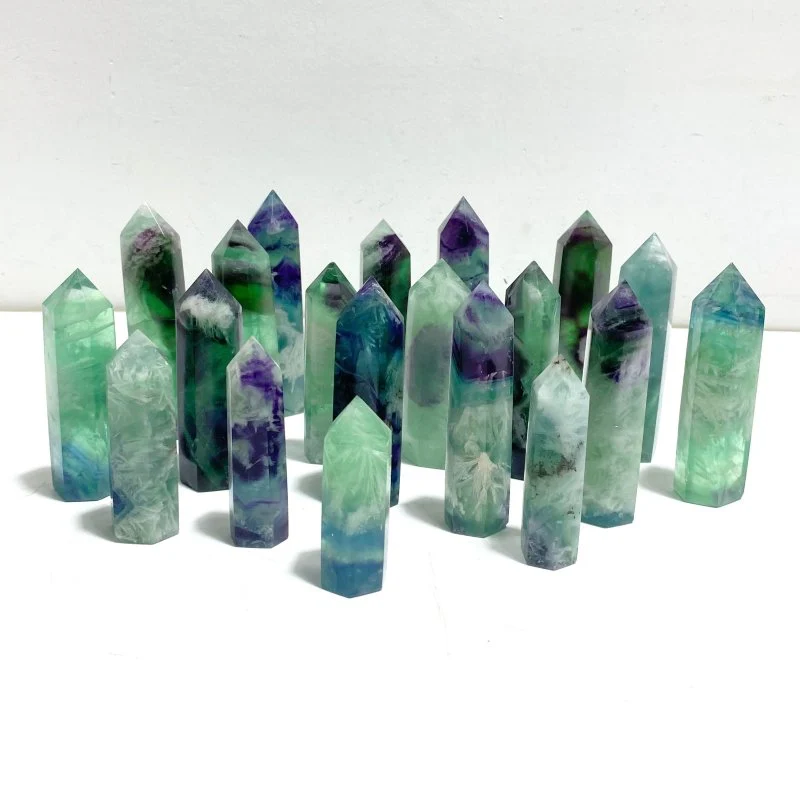 5-9CM Feather Fluorite Tower Wholesale