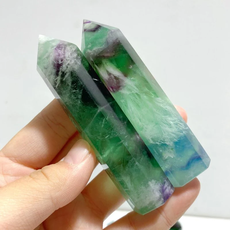 5-9CM Feather Fluorite Tower Wholesale - Image 7