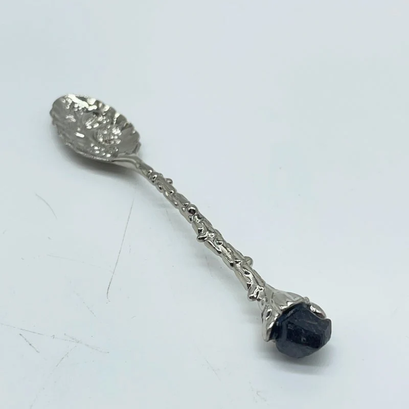 5 Colors Coffee Spoon With Garnet Raw Stone Wholesale - Image 5