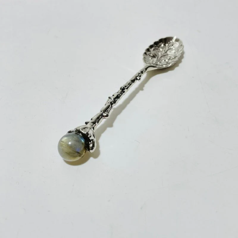 5 Colors Coffee Spoon With High Quality Labradorite Sphere Wholesale - Image 4