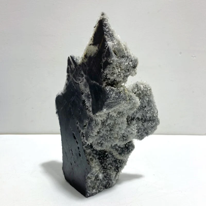 5 Pieces Black Clear Quartz Cluster Raw Side Tower - Image 6