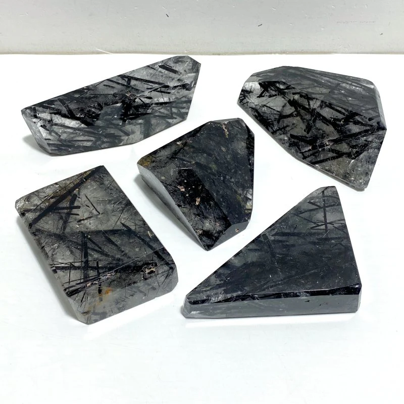 5 Pieces Black Tourmaline Free Form