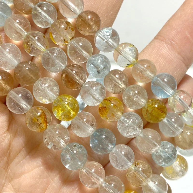 5 Pieces Colorful Topaz Bracelets 7.5mm - Image 3