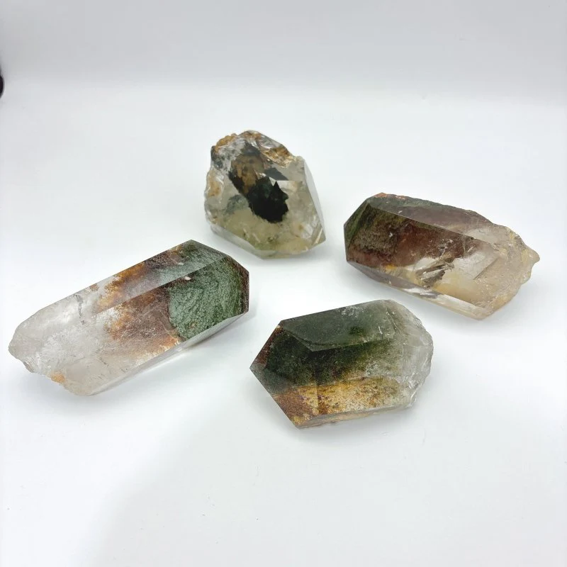 4 Pieces High Quality Garden Quartz Points Raw Bottom (For Collection) - Image 2