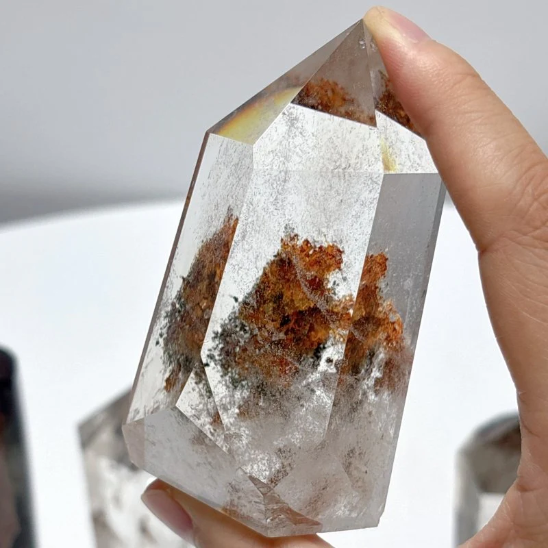 4 Pieces Beautiful Garden Quartz Tower Points - Image 3
