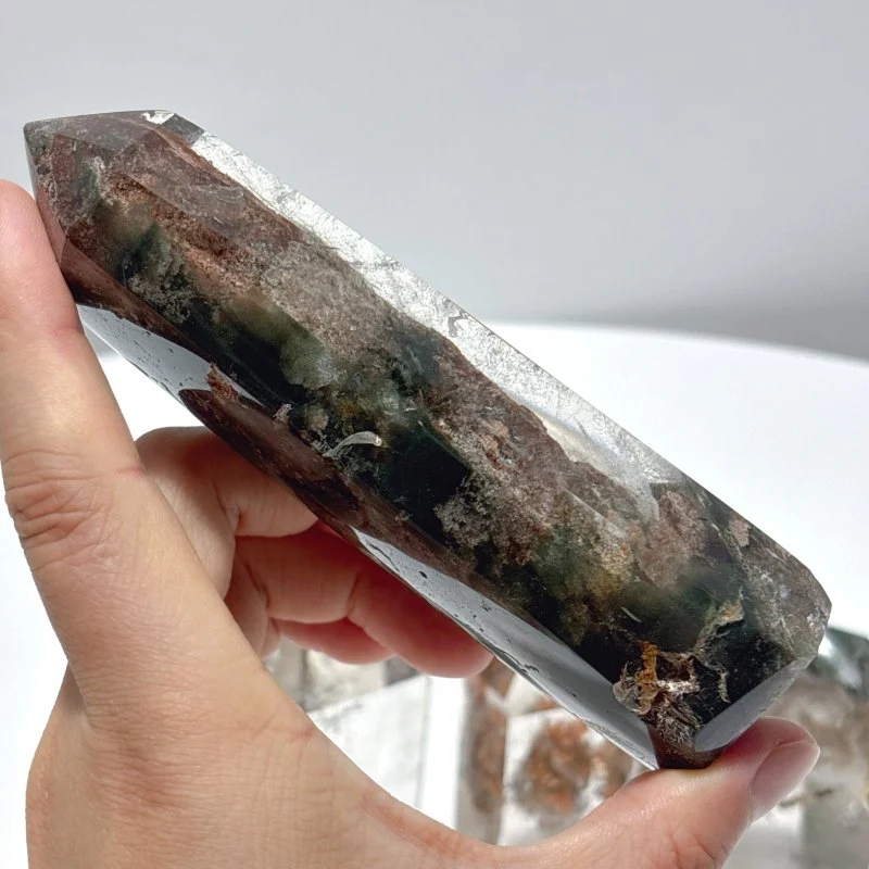 4 Pieces Beautiful Garden Quartz Tower Points - Image 8