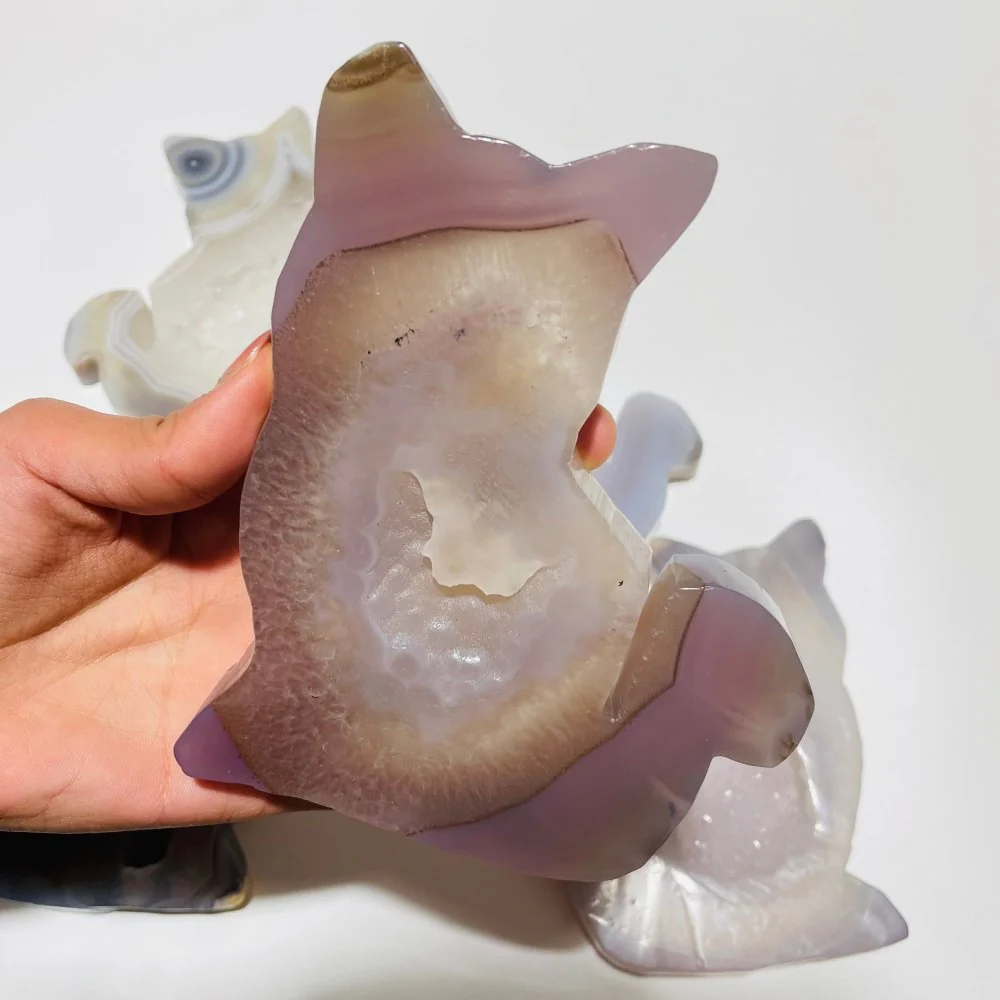 5 Pieces Geode Agate Druzy Cat Closeout - Image 5
