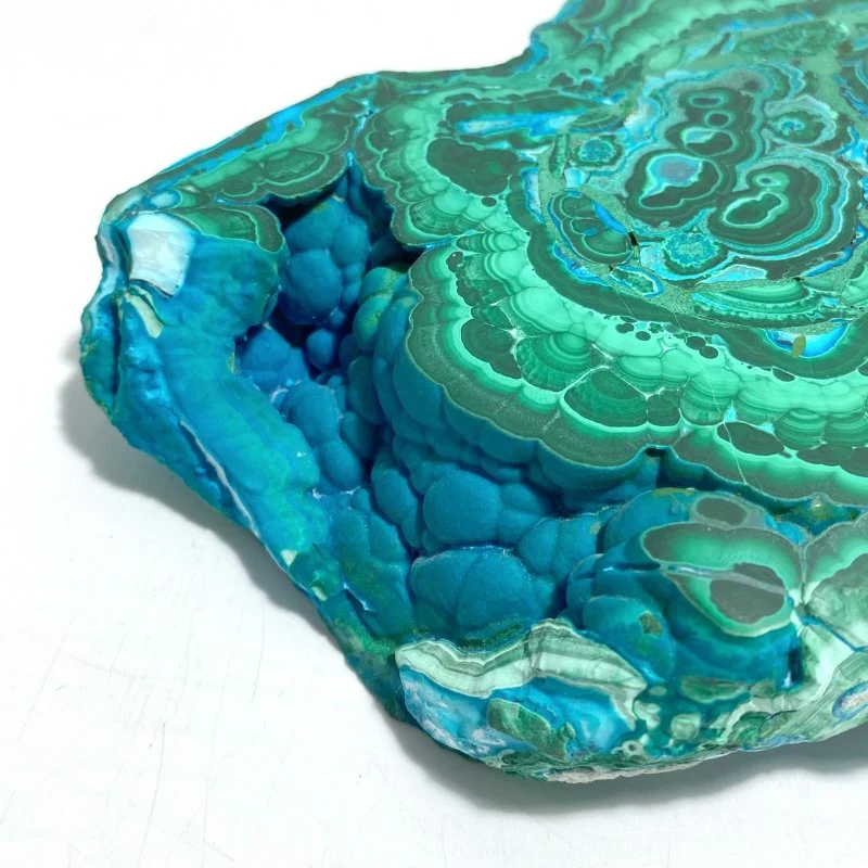 3 Pieces High Quality Beautiful Chrysocolla Mixed Malachite Slab Specimen #8 - Image 5