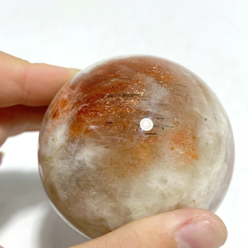 8 Pieces High Quality Sunstone Spheres - Image 3