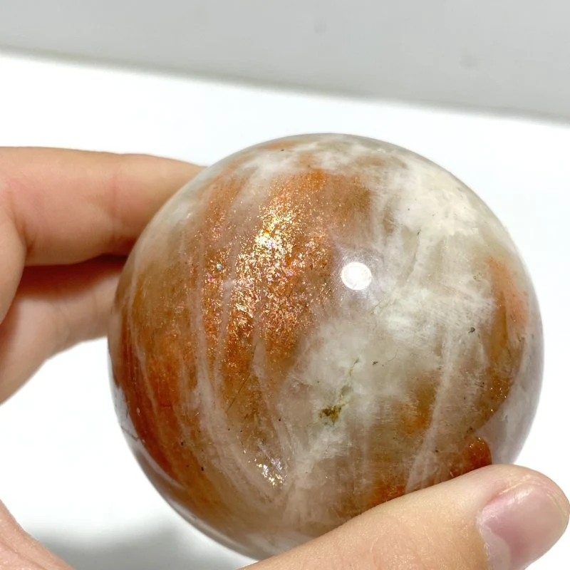 8 Pieces High Quality Sunstone Spheres - Image 4