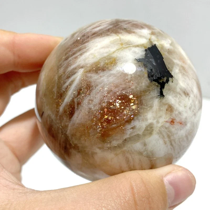 8 Pieces High Quality Sunstone Spheres - Image 6