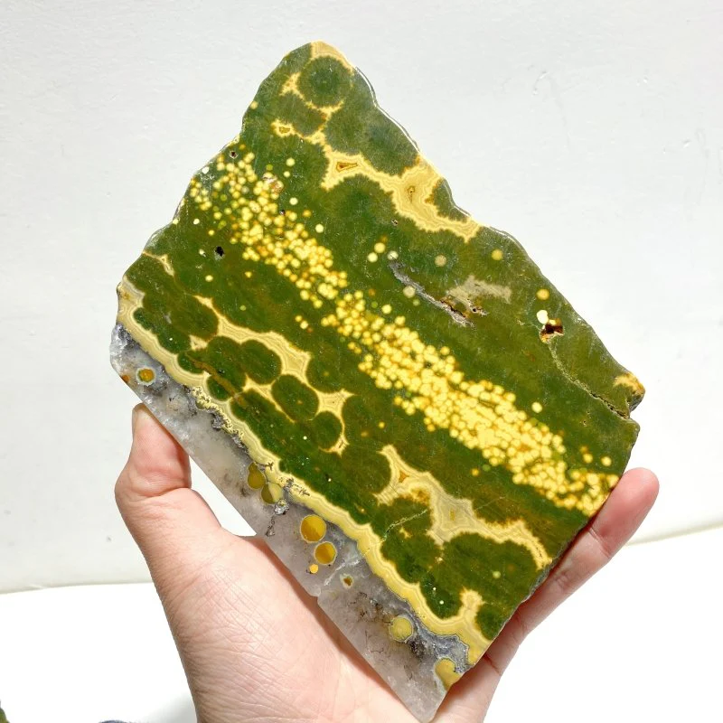 5 Pieces Large 8th Vein Ocean Jasper Slabs - Image 2