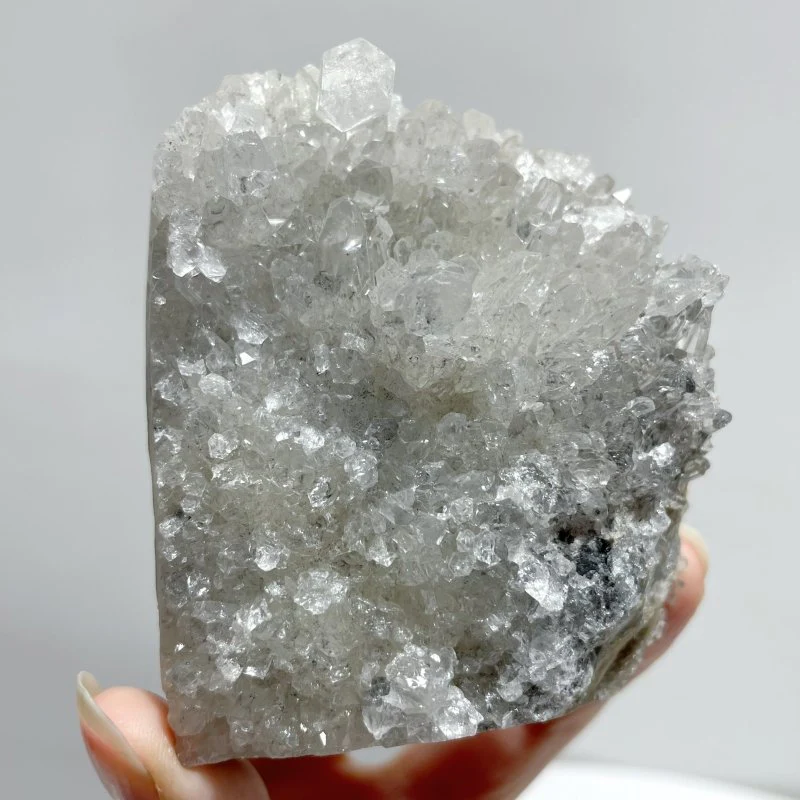 6 Pieces Large Clear Quartz Cluster Groot Carving - Image 5