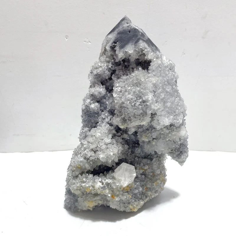 5 Pieces Black Clear Quartz Cluster Raw Side Tower - Image 3