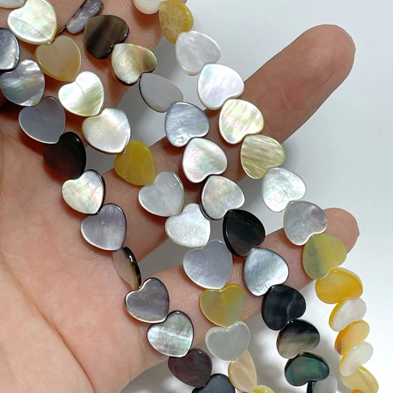 5 Shapes Shell DIY Bracelets Accessories Wholesale Heart/Moon/Star/Four Leaf Clover Random Color - Image 6