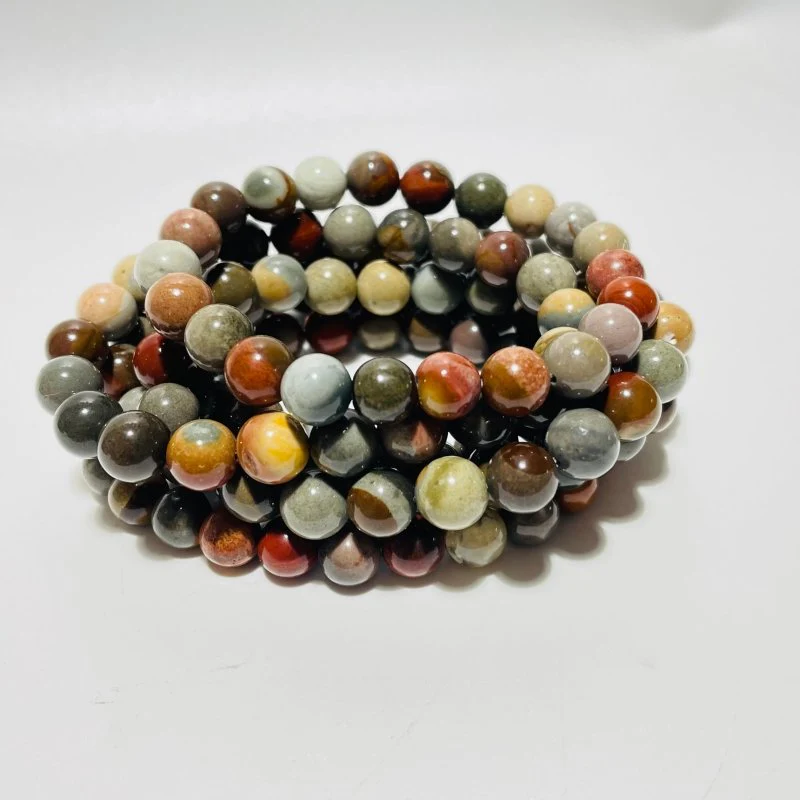 5 Types Bracelet Russian Serpentine Stone Ocean Jasper Bracelets Wholesale - Image 4