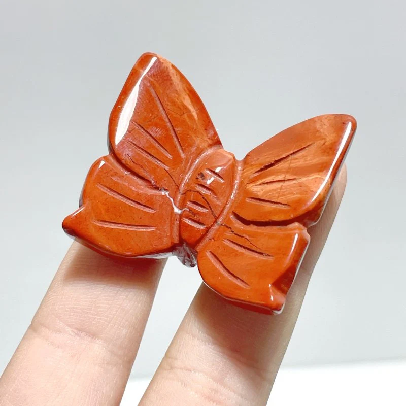 3D Butterfly Carving Wholesale Rose Quartz Sakura Flower Agate