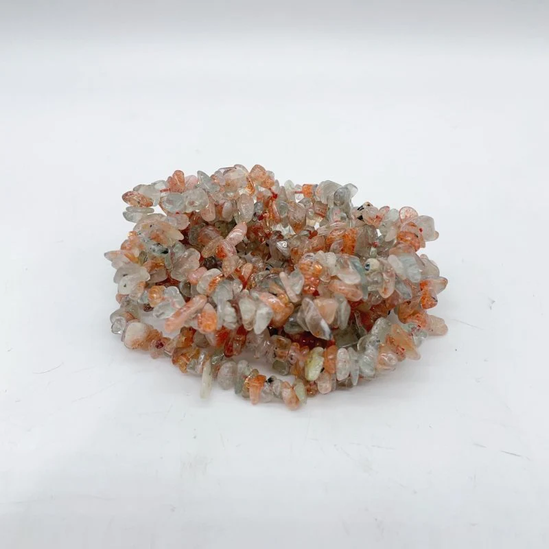 5 Types Chip Bracelet Crystal Wholesale Malachite Phosphosiderite Rutile Quartz - Image 3