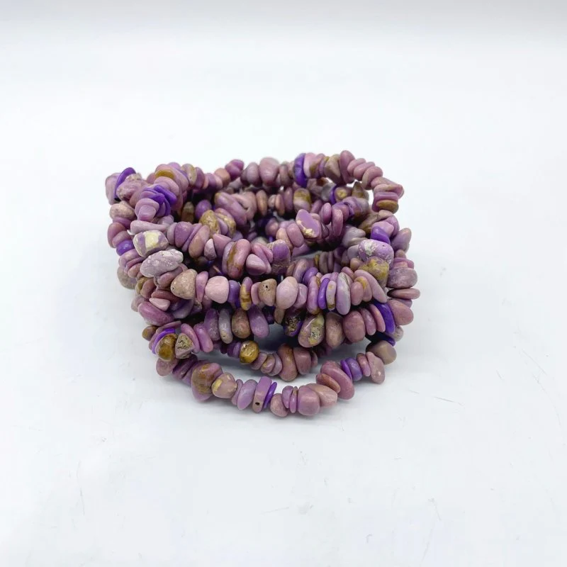 5 Types Chip Bracelet Crystal Wholesale Malachite Phosphosiderite Rutile Quartz - Image 4