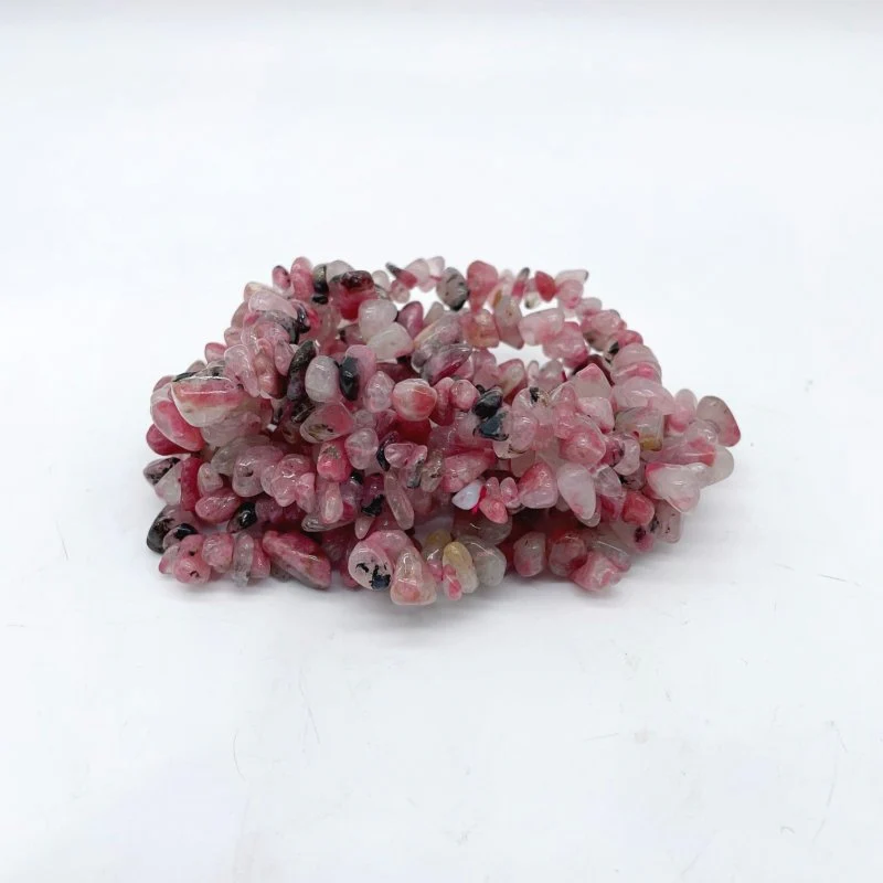 5 Types Chip Bracelet Crystal Wholesale Malachite Phosphosiderite Rutile Quartz - Image 6