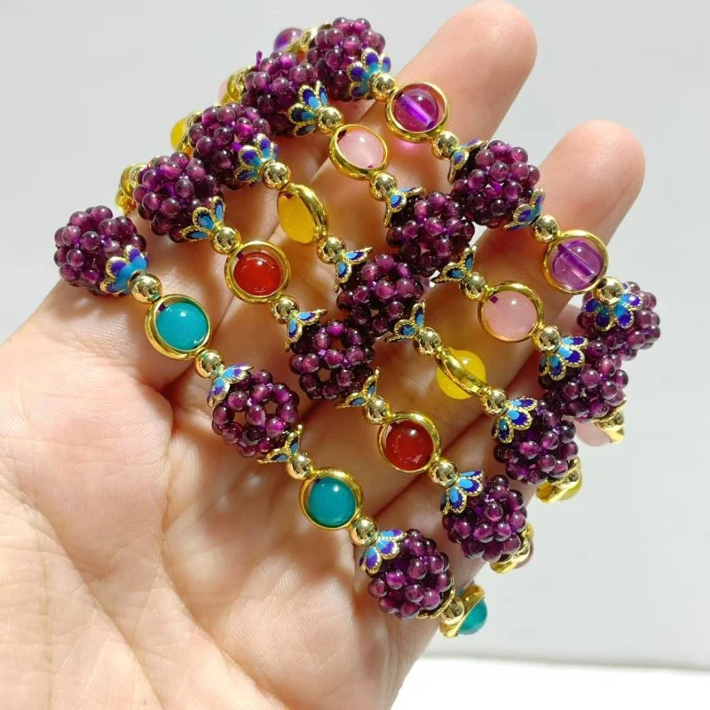5 Types Garnet DIY Bracelets Wholesale - Image 2