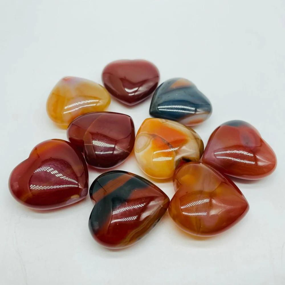 5 Types Heart Ocean Jasper&Aventurine Chevron Amethyst Wholesale - Image 5