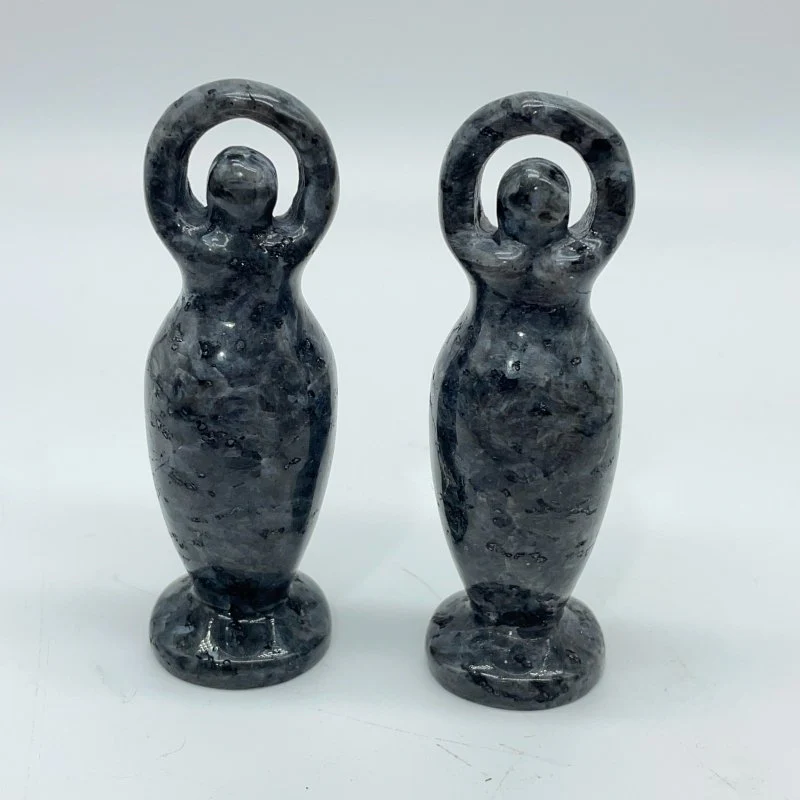 5 Types Spiral Goddess Carving Wholesale Obsidian Fluorite - Image 4