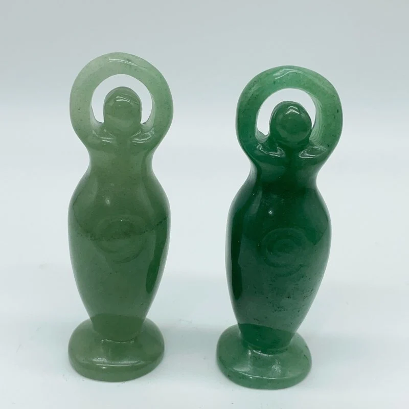 5 Types Spiral Goddess Carving Wholesale Obsidian Fluorite - Image 7