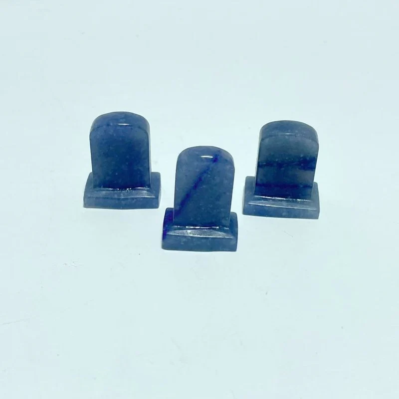 5 Types Tombstone Carving Wholesale Obsidian Blue Aventurine Yooperlite