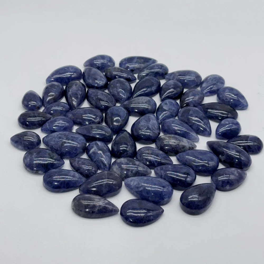 50 Pieces Natural Cordierite DIY Pendant - Image 5
