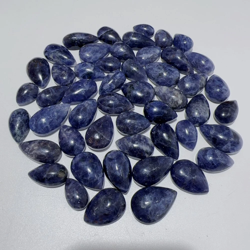 50 Pieces Natural Cordierite DIY Pendant - Image 6