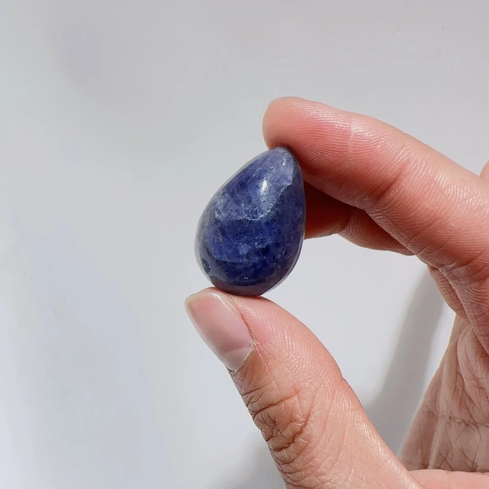 50 Pieces Natural Cordierite DIY Pendant - Image 7