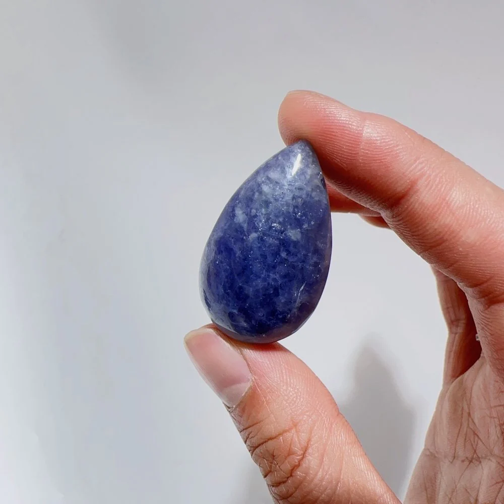50 Pieces Natural Cordierite DIY Pendant - Image 8